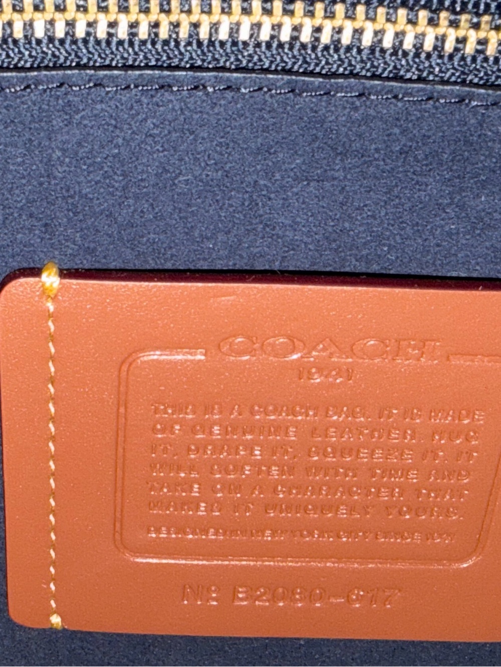 COACH 1941 Troupe Tote Weaved Leather Bag Blue Lake Multi like new - Picture 7 of 9